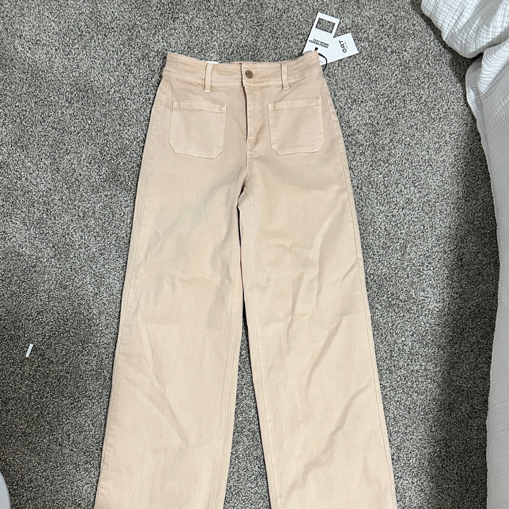 Oat New York Cream Flare Jeans